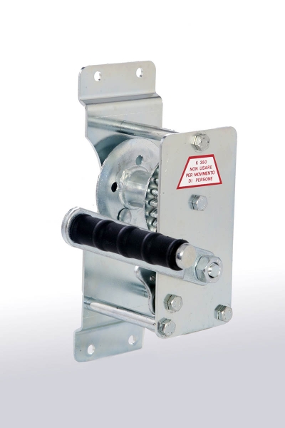 Wall mounted hand winches
